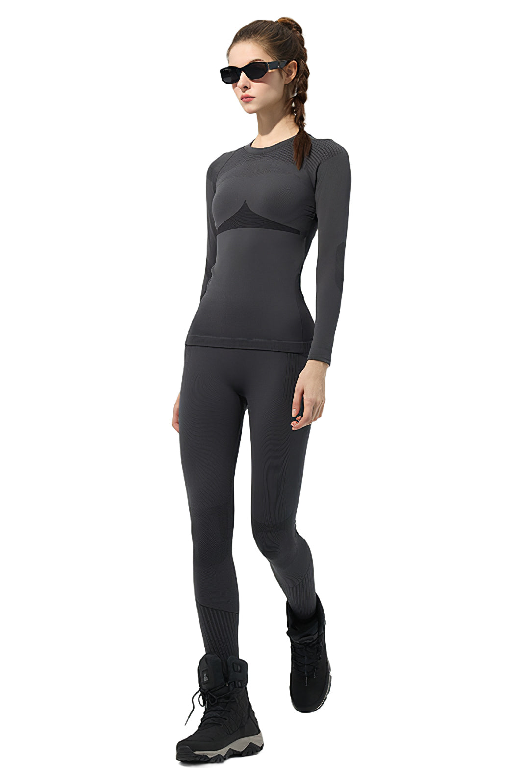 #TZ66 インナー 上下セット 防寒 レディース スノーウェア 長袖 2点セット