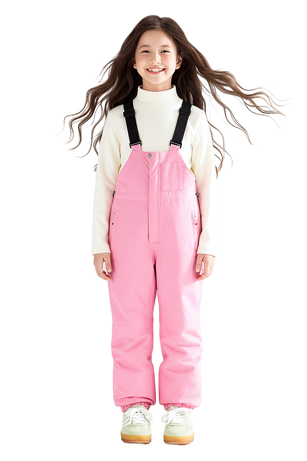 #T011 スノーウェア 子供用 男女兼用 スノーボードパンツ キッズ ビブパンツ サロペット 防風 撥水 保温