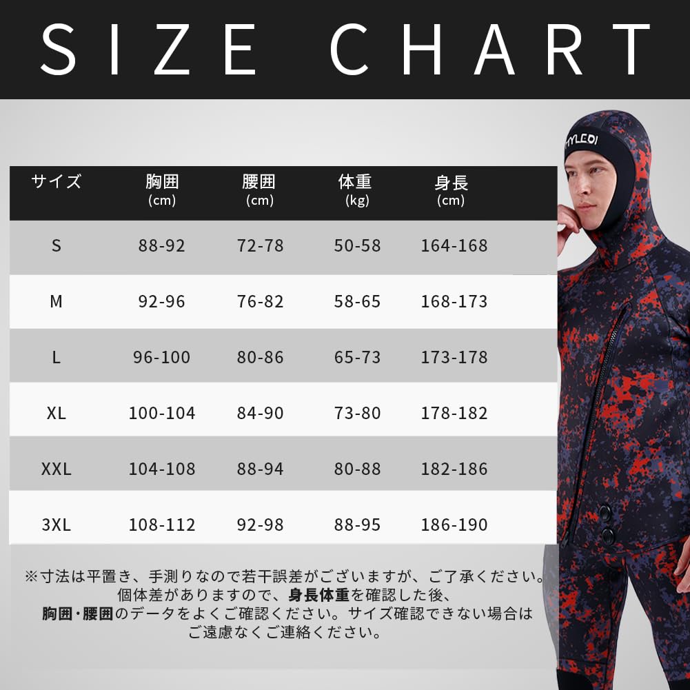 #MY038 ウェットスーツ メンズ 2ピース