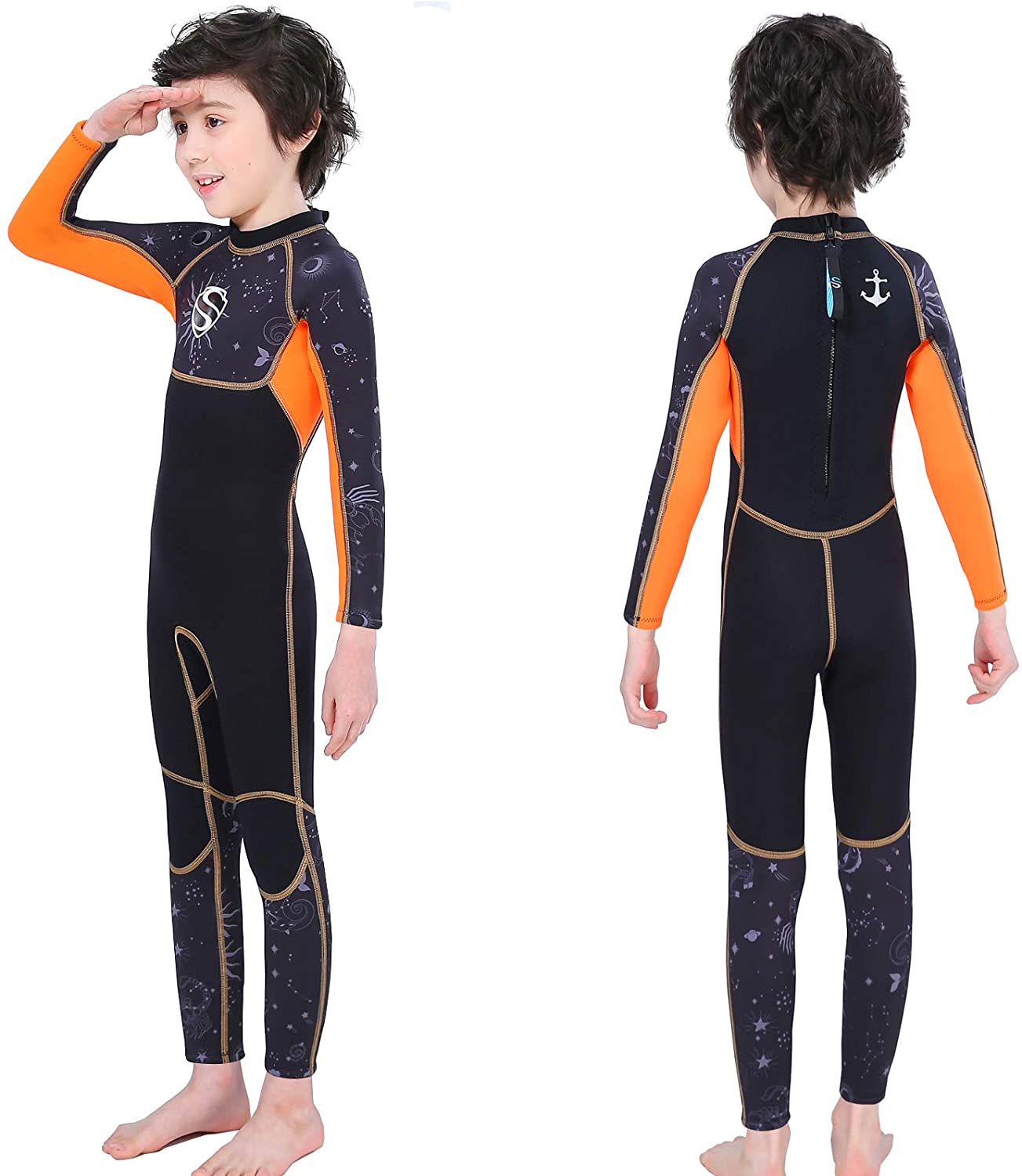 #1905 キッズ水着 ロング 男の子 2.5mm
