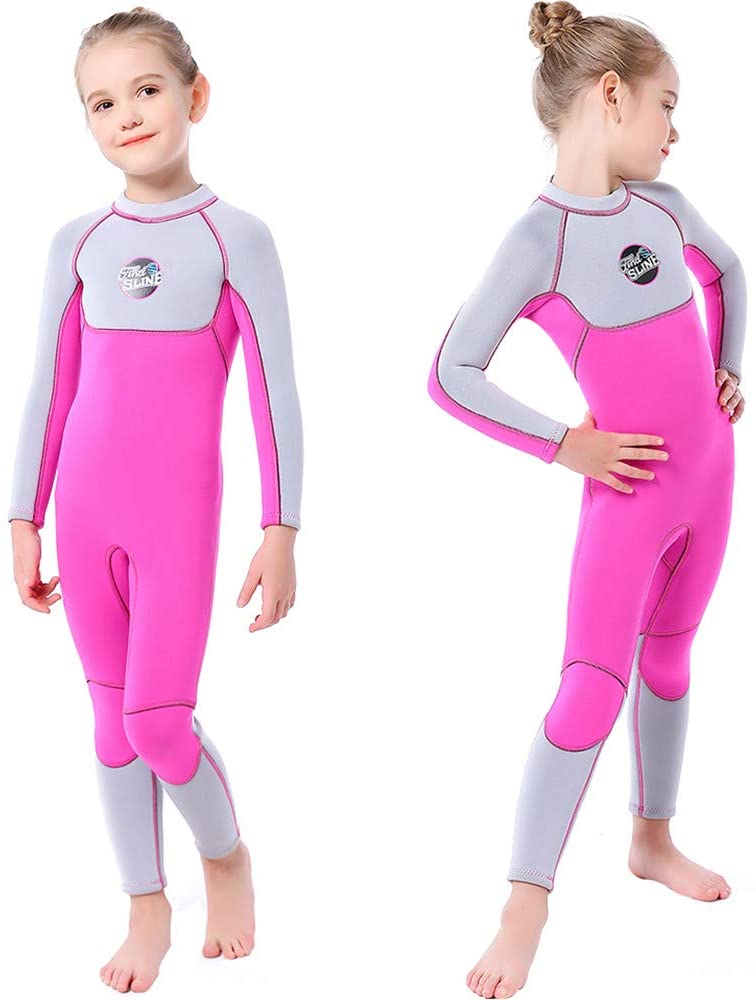 #1902 キッズ水着 ロング 女の子 2.5mm
