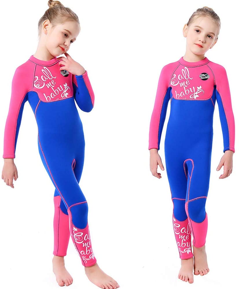 #1903 キッズ水着 ロング 女の子 2.5mm