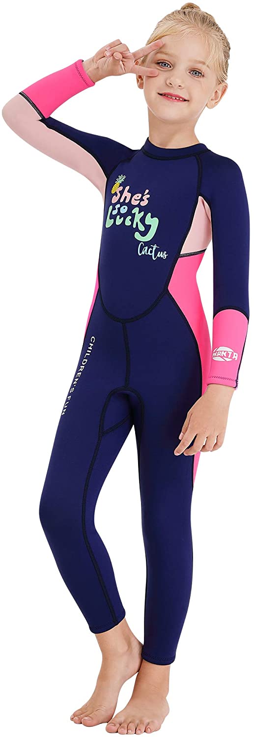 #551K キッズ水着 ロング 女の子 2.5mm