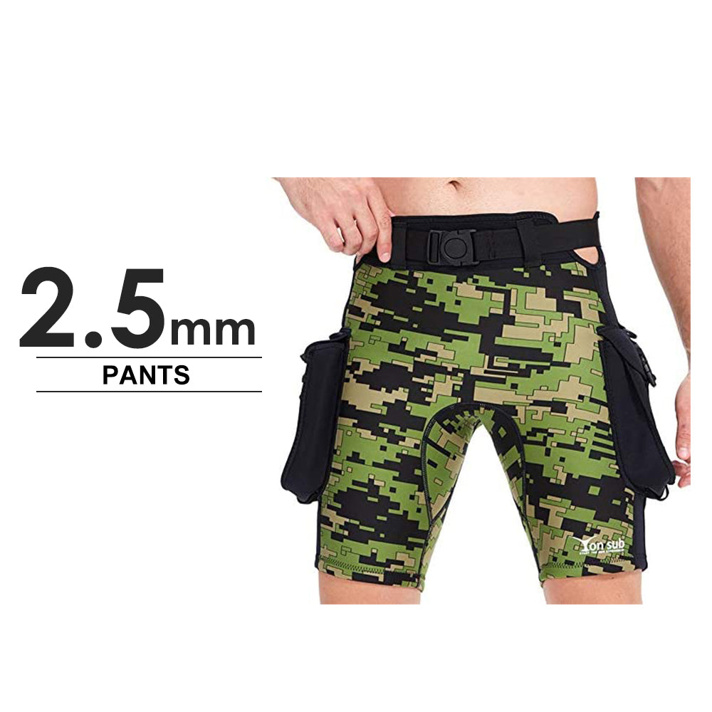 #YW2003 ショートパンツ ポケット付 2.5mm 裏ジャージ